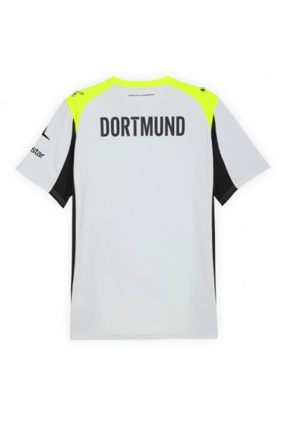 Borussia Dortmund Jalkapallovaatteet Vieraspaita 2025-26 Lyhythihainen Borussia Dortmund Jalkapallovaatteet Vieraspaita 2025-26 Lyhythihainen